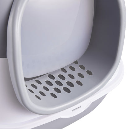 Large Enclosed Cat Litter Box with UV Sterilizer Lamp