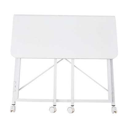Folding Office Desk with Casters