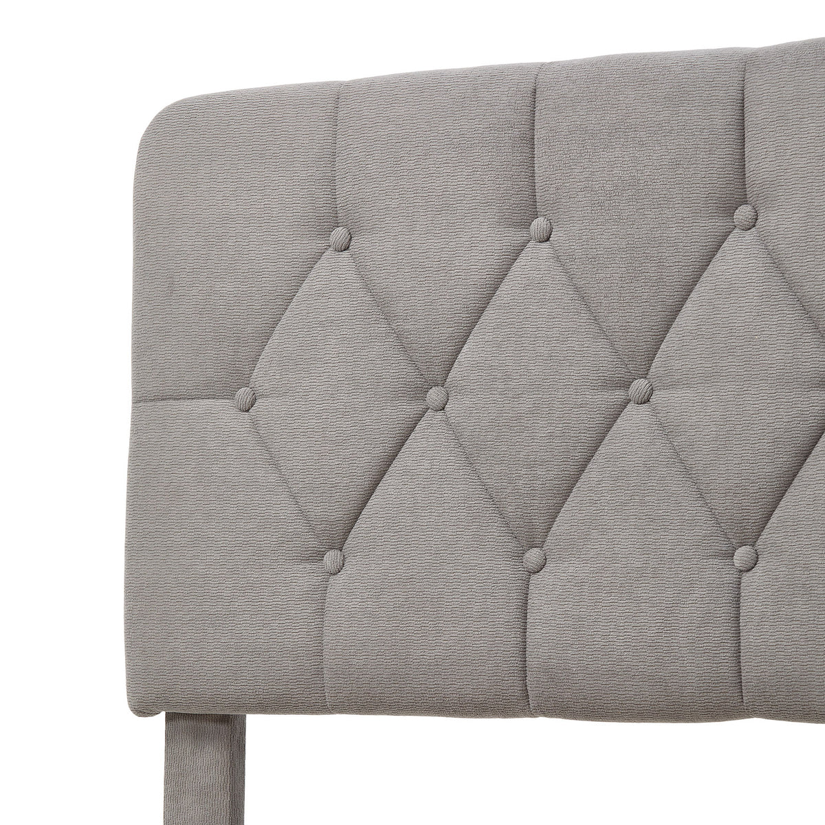 Double Upholstered Bed Frame with 2 Drawers