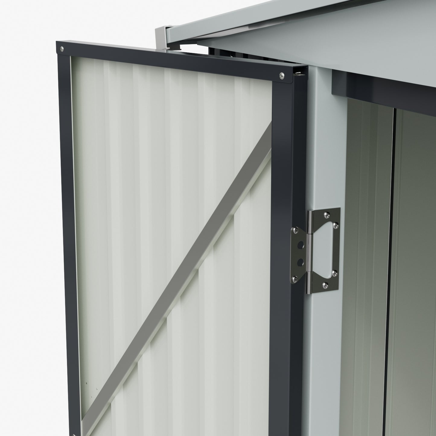4x8 FT Pent Roof Garden Tool Shed Outdoor Patio Storage House