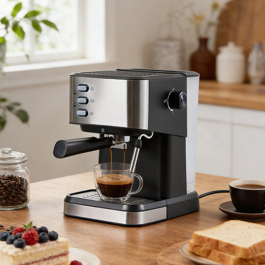 20 Bar Modern Coffee Espresso Machine with Steam Wand