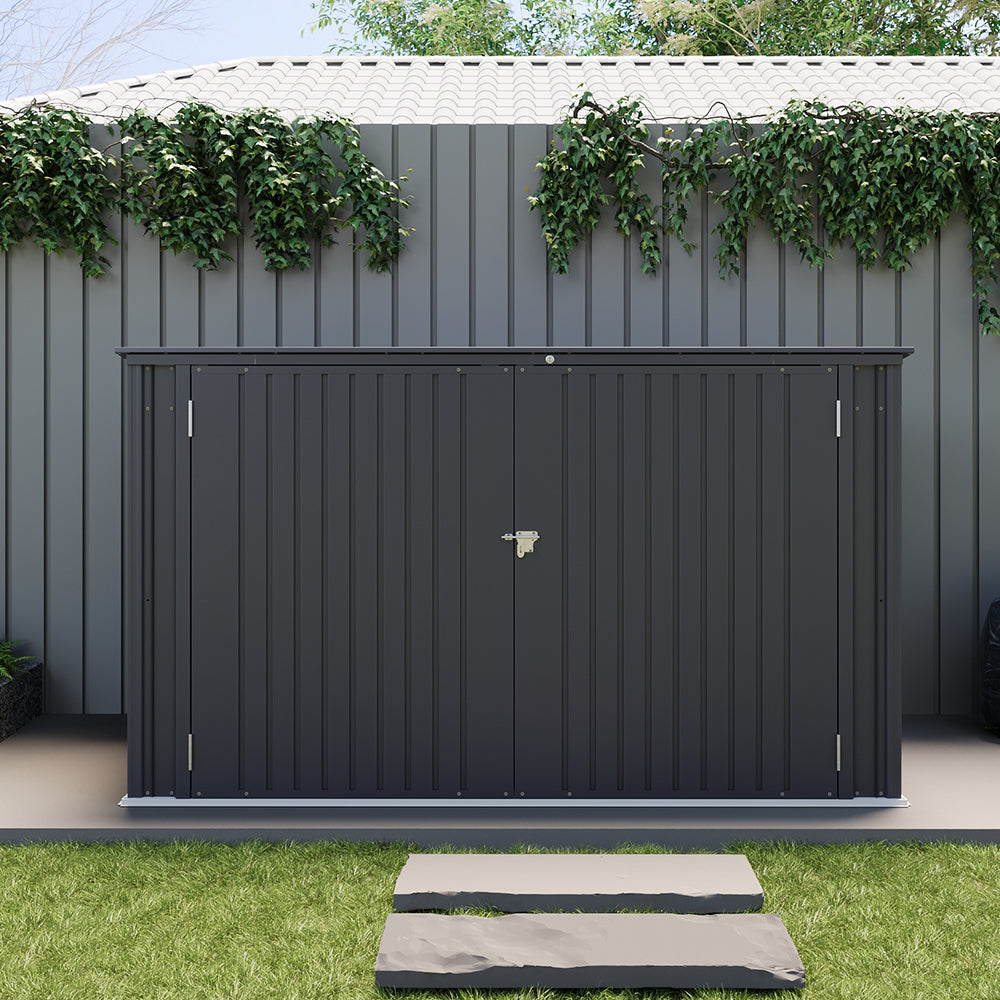 Outdoor Trash Bin Storage Shed