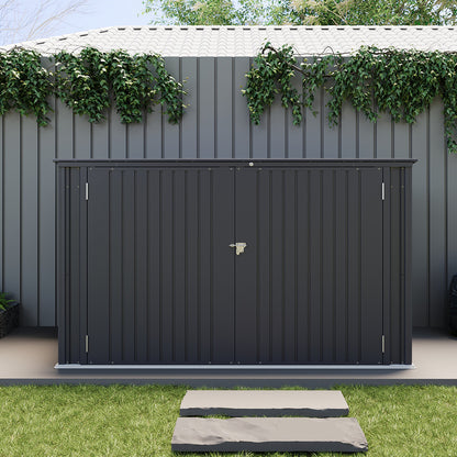 Outdoor Trash Bin Storage Shed