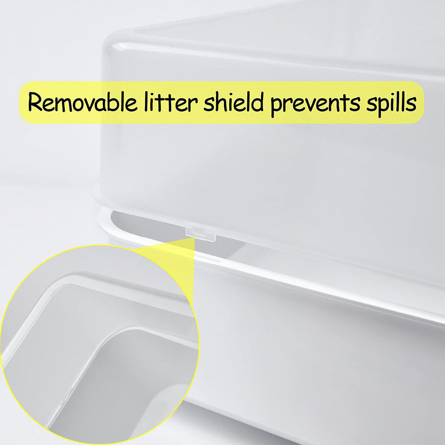 Open Cat Litter Box Easy Cleaning Indoor