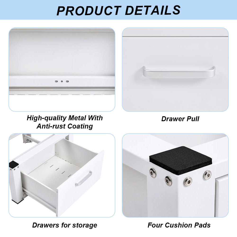 Washing Machine Dryer Pedestal with Drawer