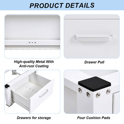 Washing Machine Dryer Pedestal with Drawer