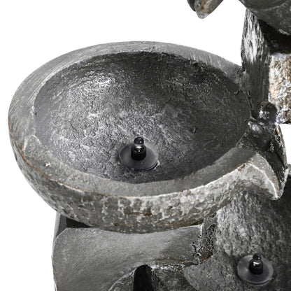 Cascade Solar-powered Water Fountain