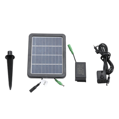 Outdoor Solar-Powered Water Fountain Rockery Decor