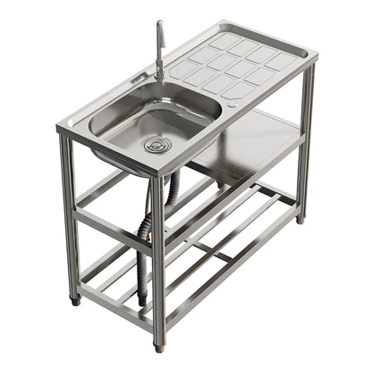 Stainless Steel One Compartment Sink