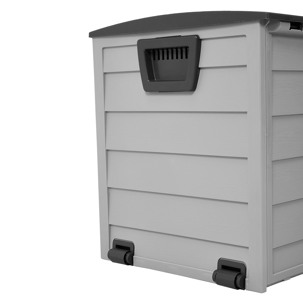 Outdoor PP Storage Deck Box with Wheels