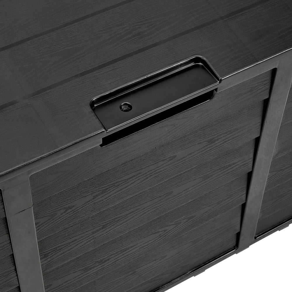 Outdoor PP Storage Deck Box with Wheels