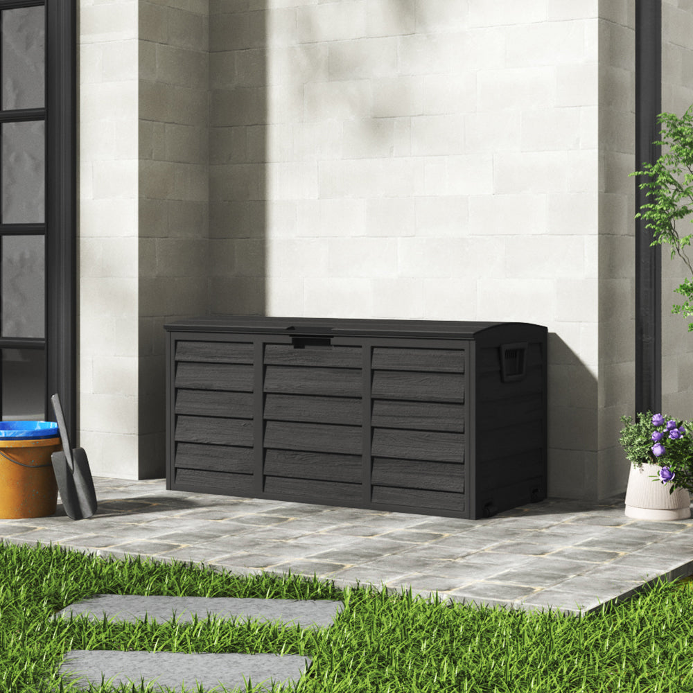Outdoor PP Storage Deck Box with Wheels
