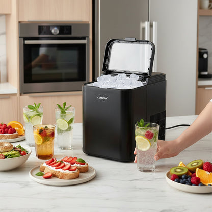 Ice Maker Machine with Ice Scoop & Basket