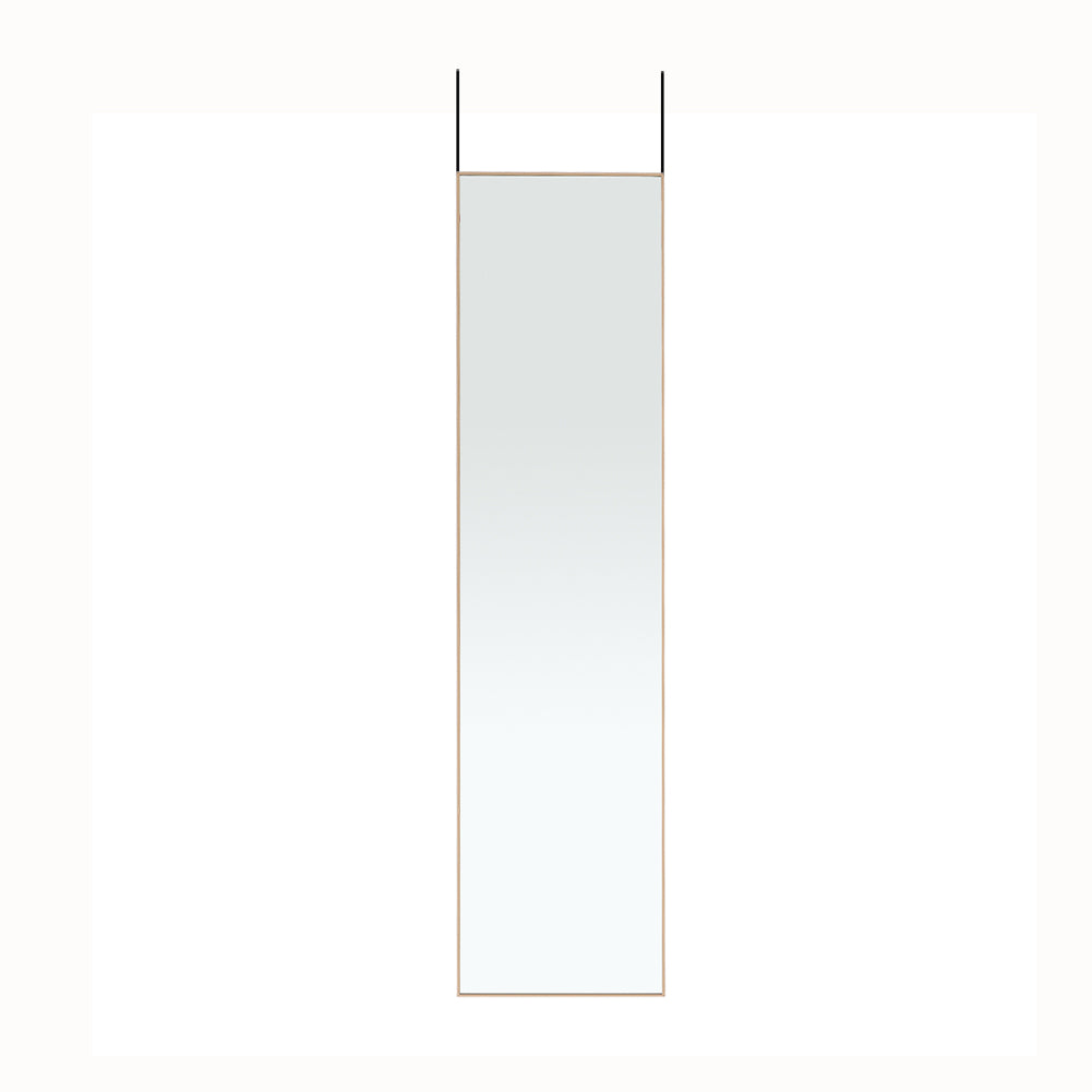 Metal Frame Over the Door Full Length Mirror