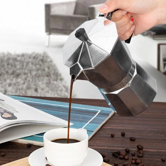 12 Cup Stovetop Espresso Maker Italian Moka Pot