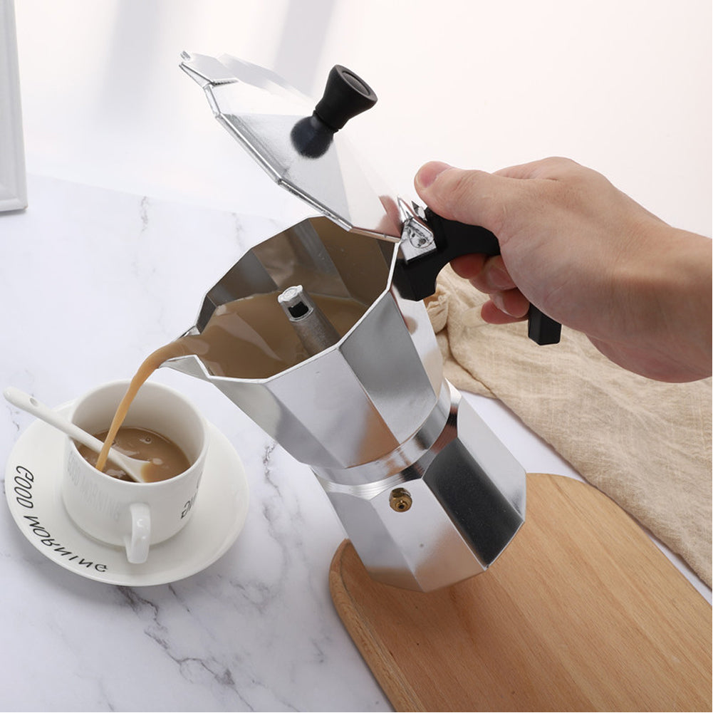 12 Cup Stovetop Espresso Maker Italian Moka Pot