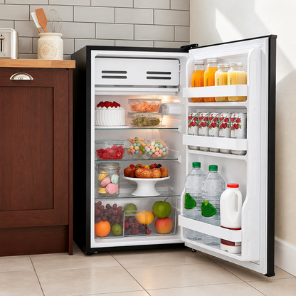 93L Under Counter Fridge Freestanding Refrigerator with Cooler Box