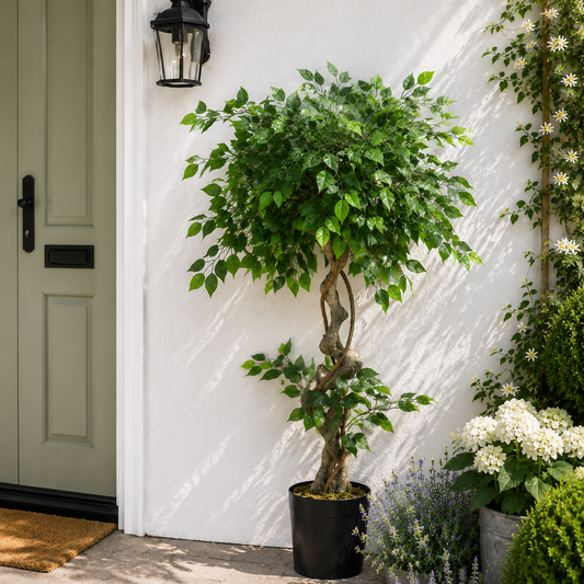 120cm Faux Banyan Tree for Indoor Outdoor Decor