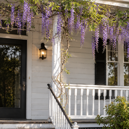 12pcs Artificial Purple Wisteria Hanging Vines