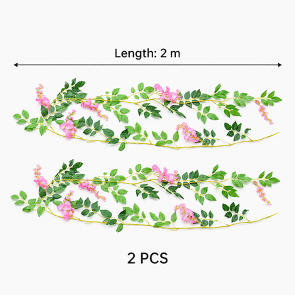 Artificial Wisteria Flowers Garland