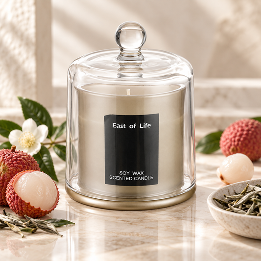 Soy Wax Scented Candle Lychee & White Tea