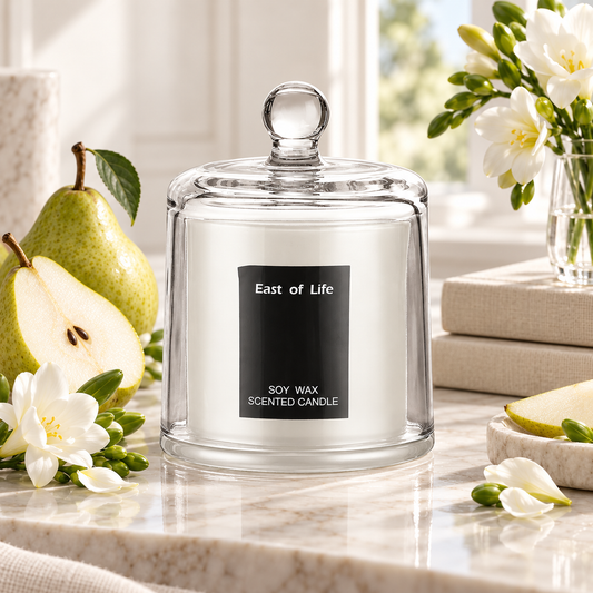 Soy Wax Scented Candle English Pear & Freesia