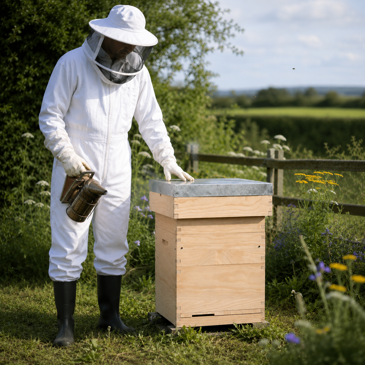 Wooden Beehive Starter Kit