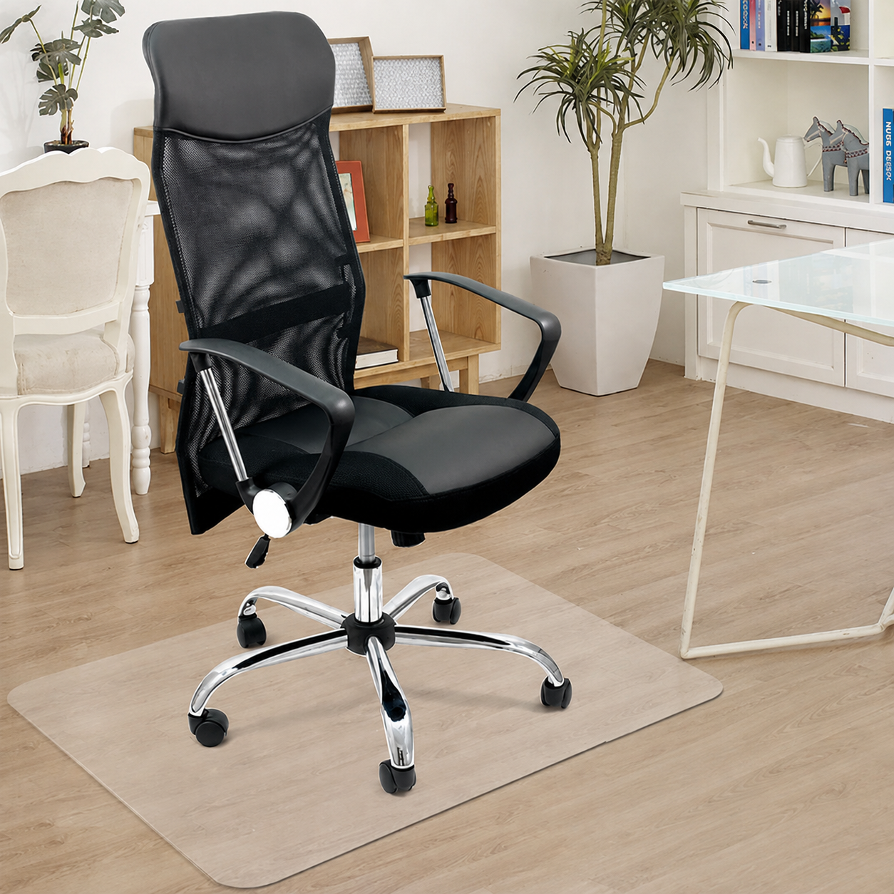 PVC Clear Non-Slip Office Chair Desk Mat Floor