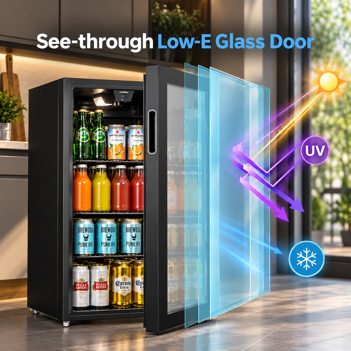 93L Under Counter Beer and Drinks Fridge