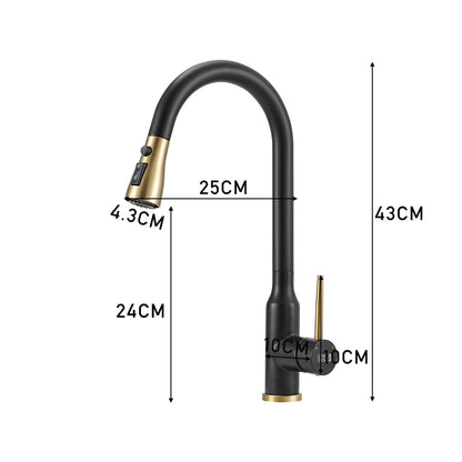 Retractable Pull-down Kitchen Faucet
