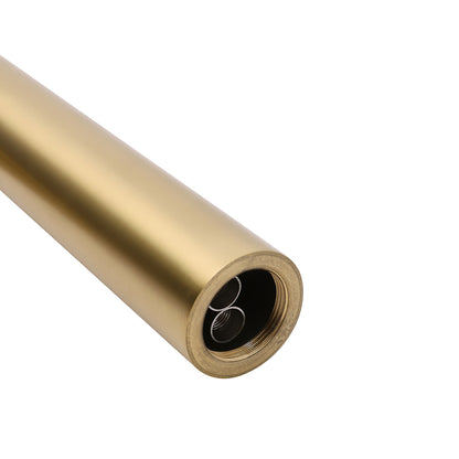 Brushed Gold Tall Single Handle Vessel Faucet
