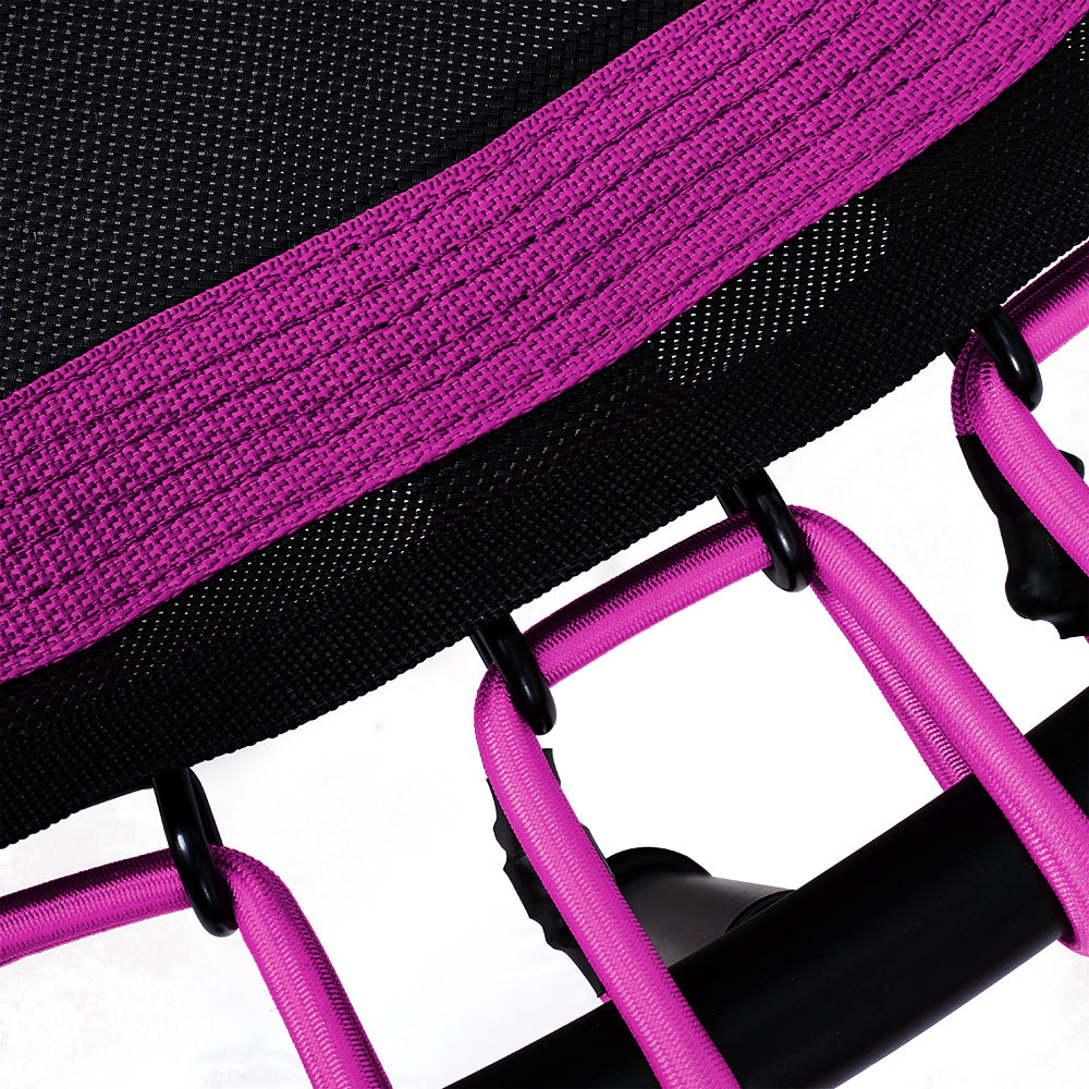 48in Bungee Cords Foldable Round Trampoline with Adjustable T-Handle Bar