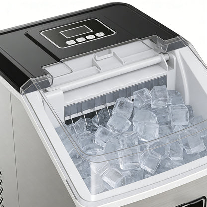 2.2L Ice Maker Machine with LCD Display and Timer