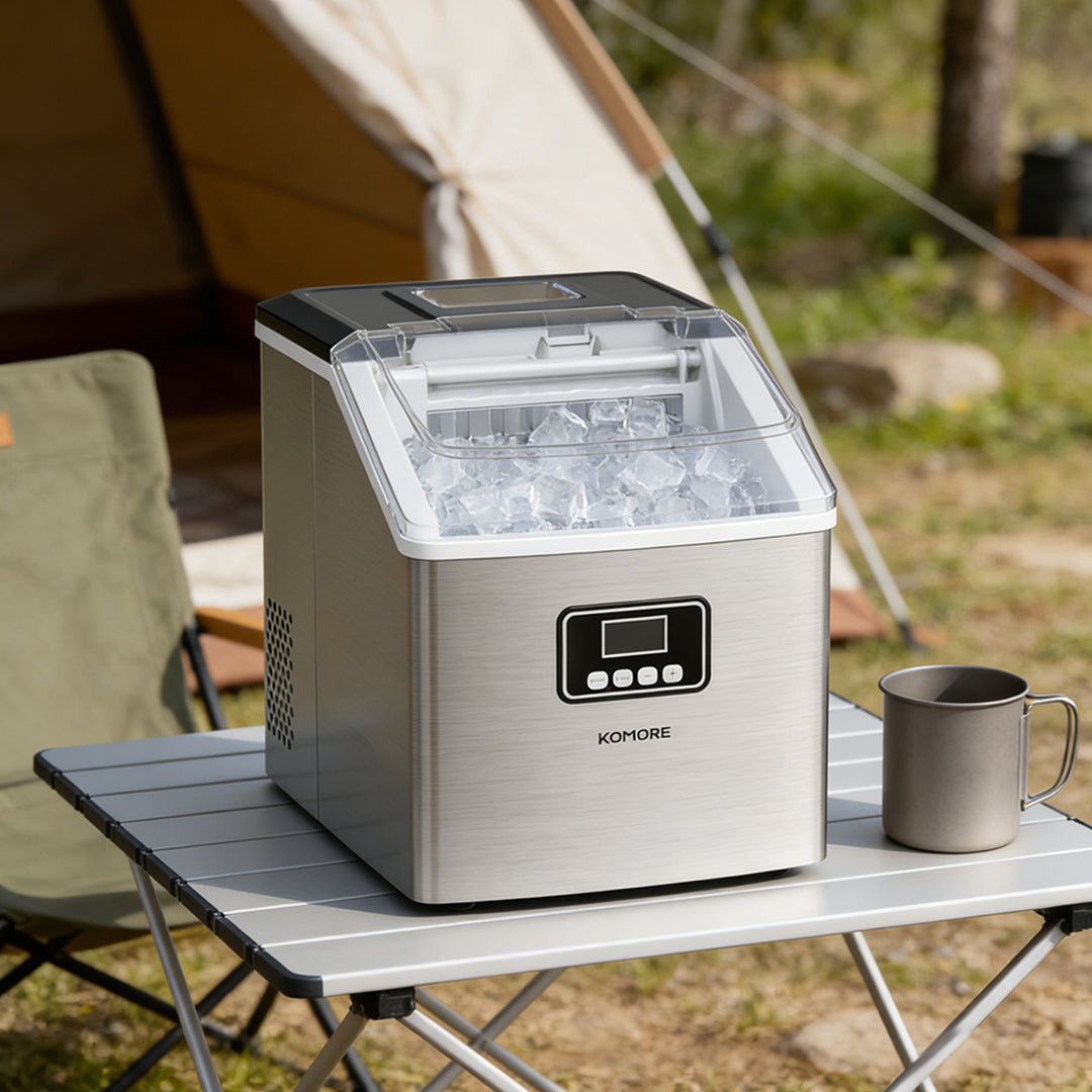 2.2L Ice Maker Machine with LCD Display and Timer