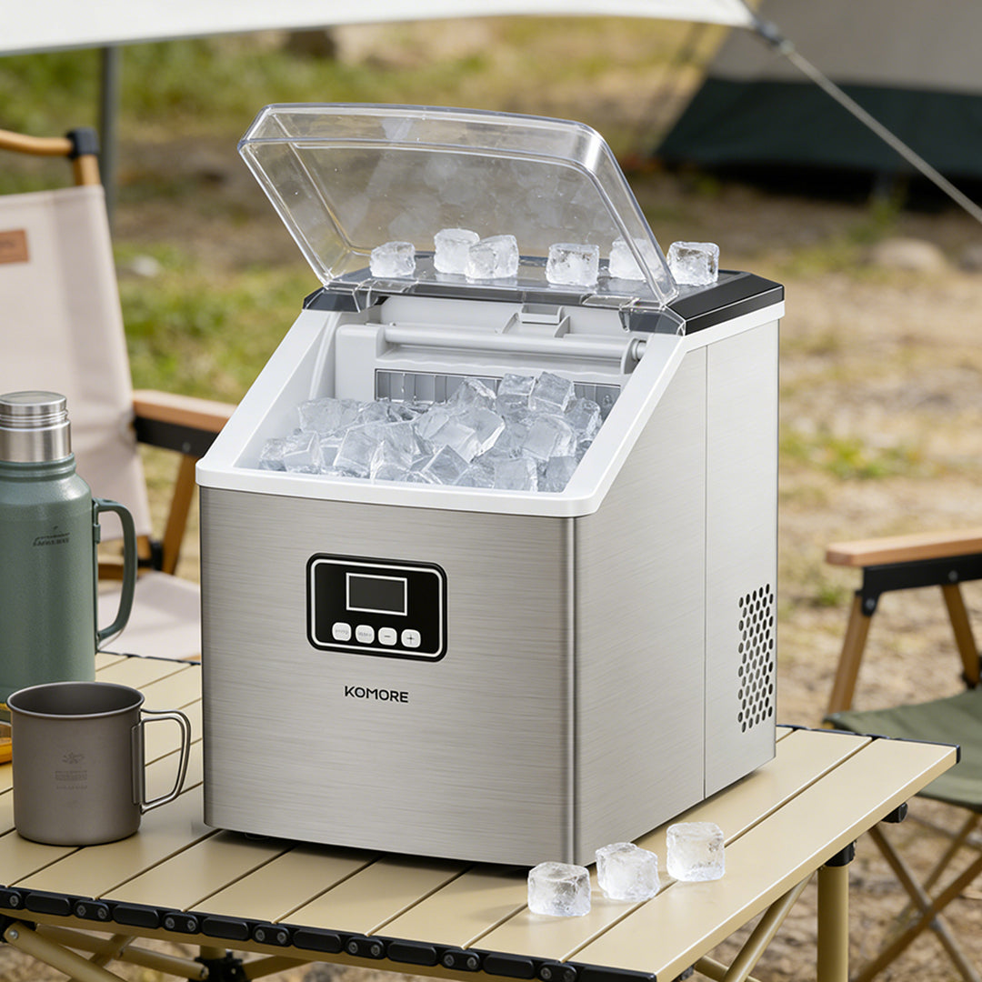 2.2L Ice Maker Machine with LCD Display and Timer