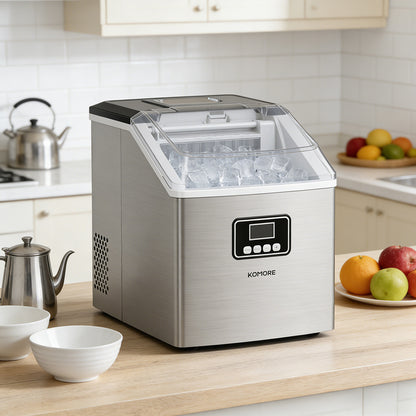 2.2L Ice Maker Machine with LCD Display and Timer
