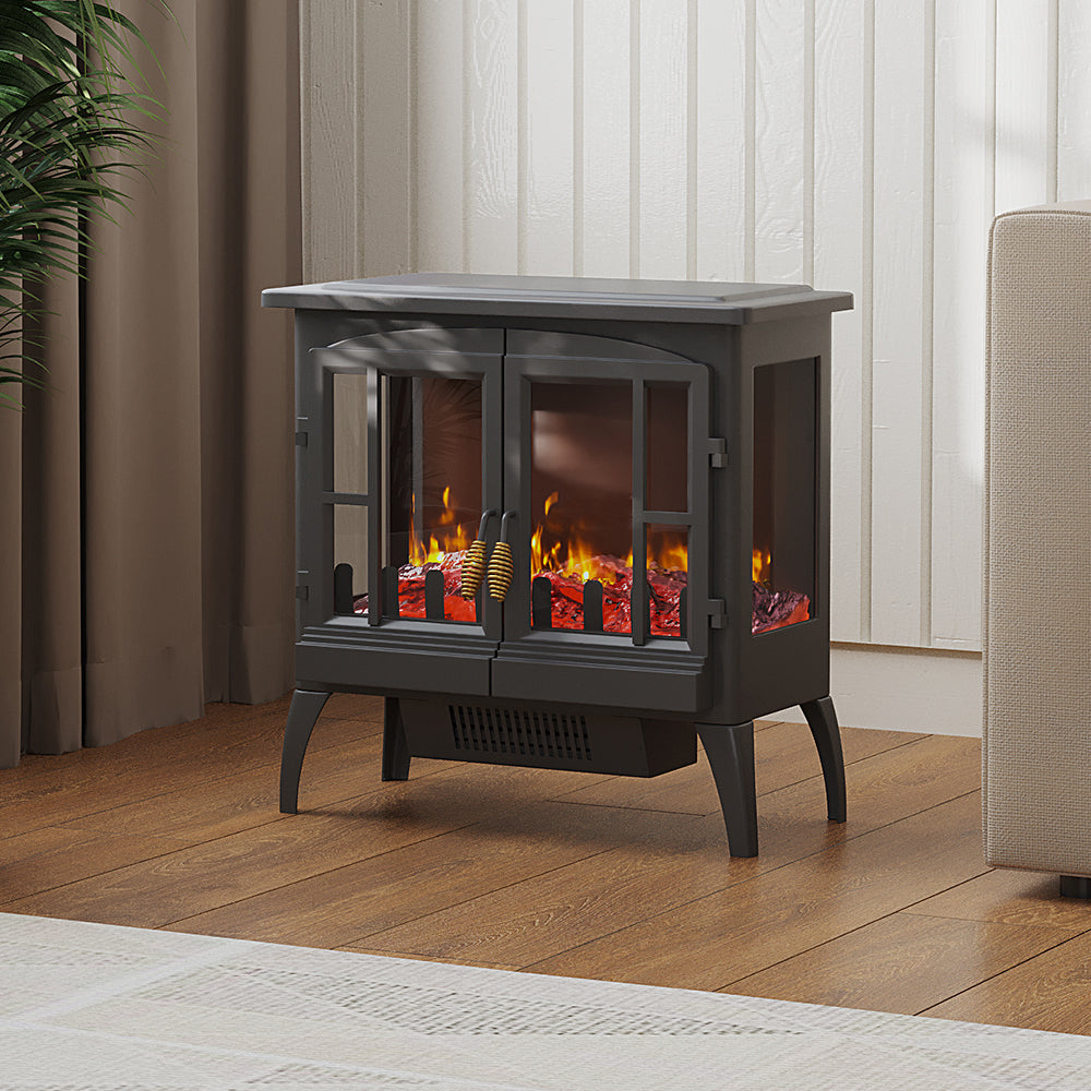 Freestanding Electric Fireplace Heater
