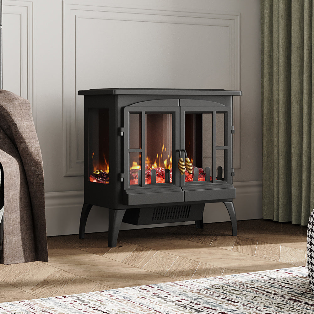 Freestanding Electric Fireplace Heater