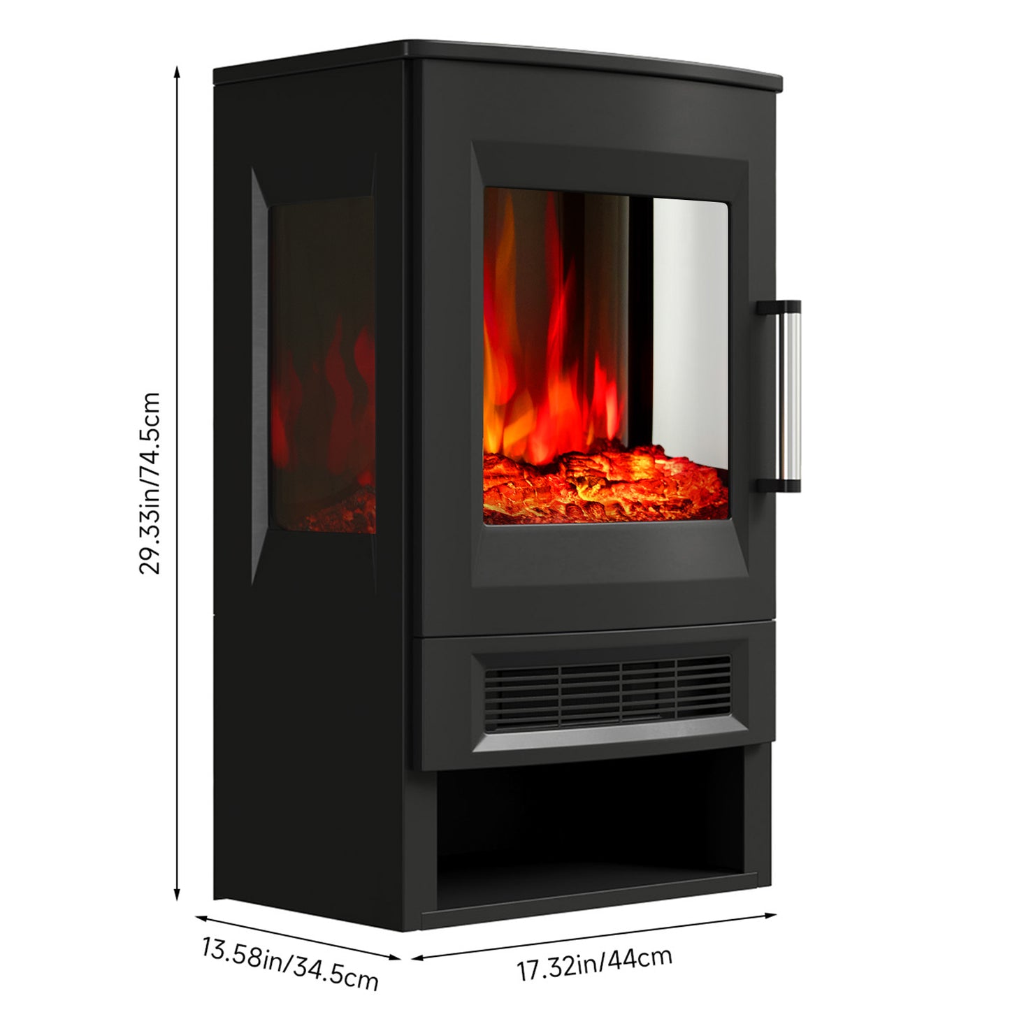 Electric Fireplace with Remote Control