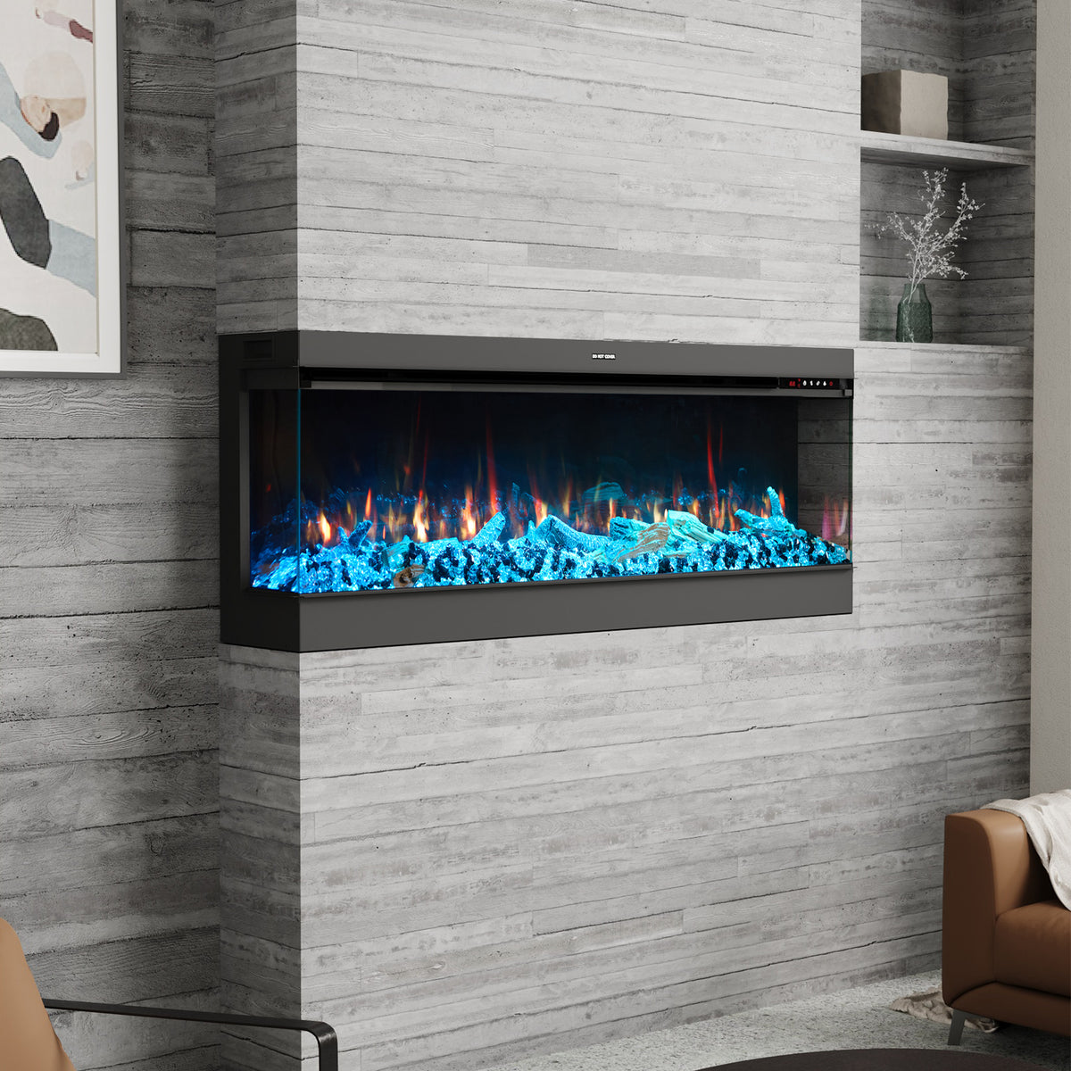 Electric Fireplace with Remote Control