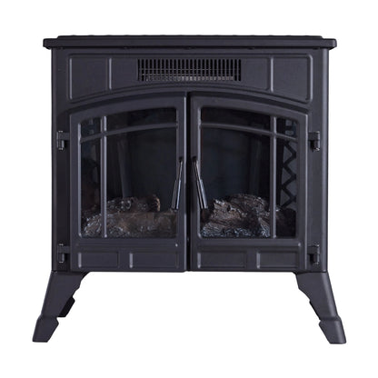 Freestanding Electric Fireplace Heater with Remote Control