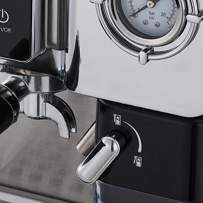 1350W 20 Bar Espresso Machine with Pressure Gauge & 1.6L Water Tank