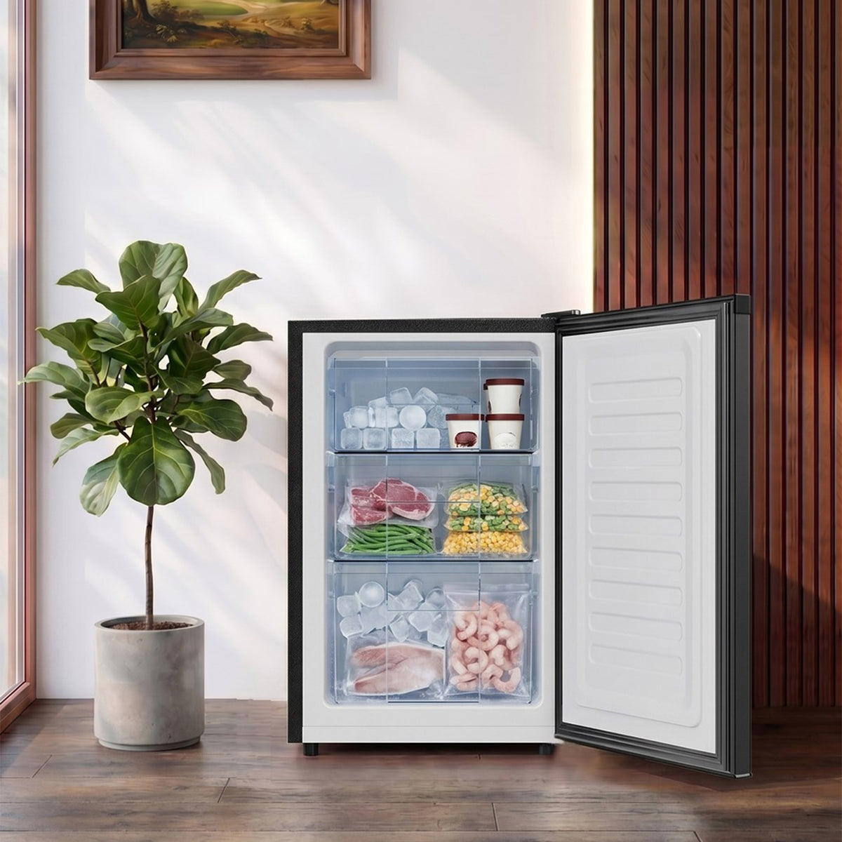 46L Freestanding Freezer with Drawer