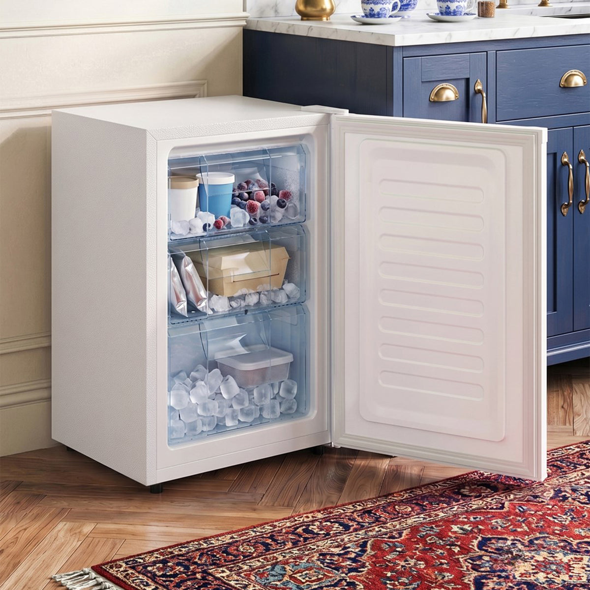 46L Freestanding Freezer with Drawer