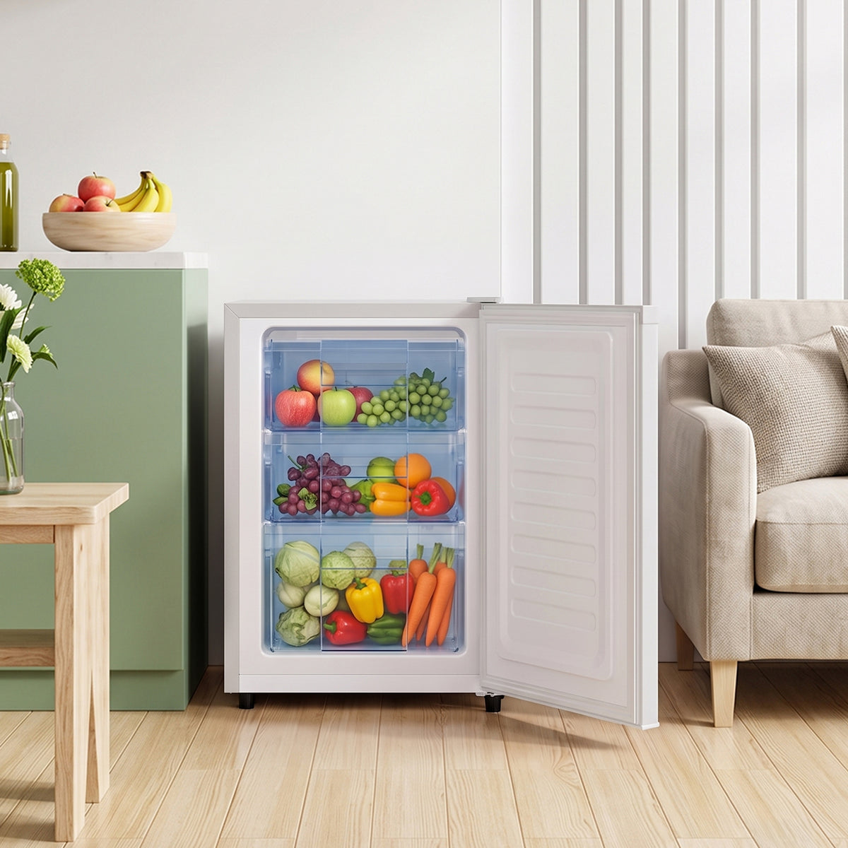 46L Freestanding Freezer with Drawer