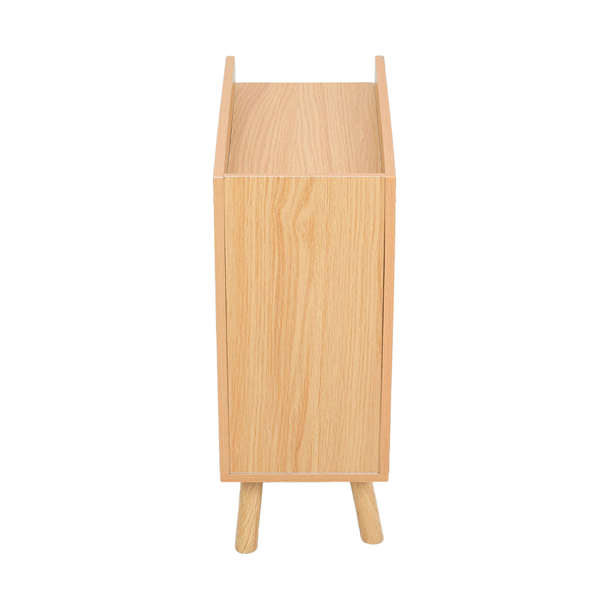 Modern MDF Bedside Table with 2 Drawers