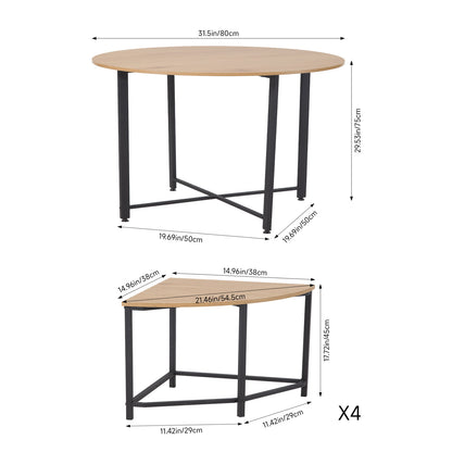 Dining Table and Stool Set