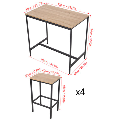 Bar Table and Stool Set