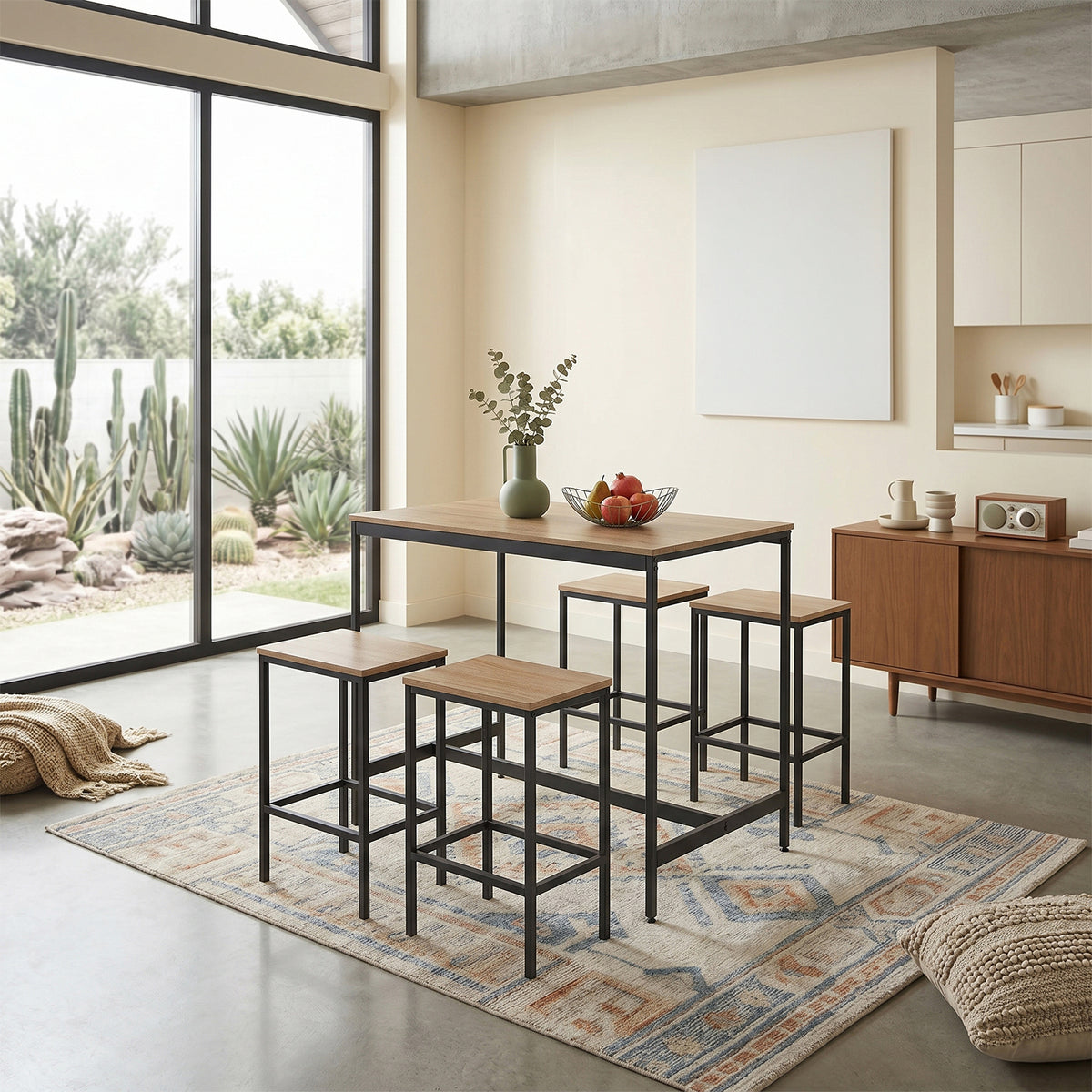 Bar Table and Stool Set