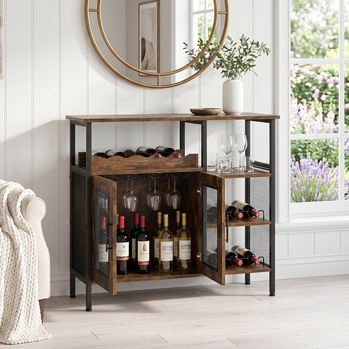 Retro Sideboard Wine Cabinet